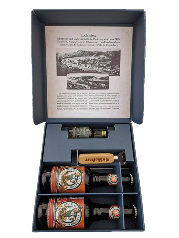 Whisky & Bier Kaminfeuer - Geschenkbox