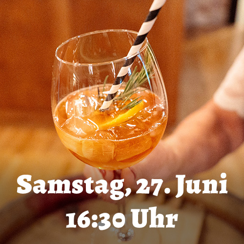 Workshop Mischen (Im)possible - unsere wildesten Drinks  - Stonewood GenussFestival 2026 - Samstag, 27. Juni, 16:30 Uhr